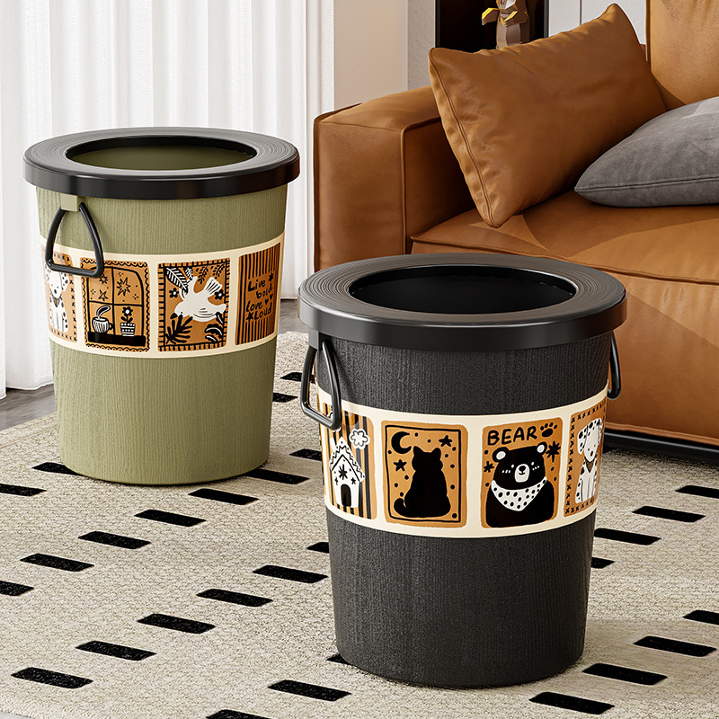 Home Essentials Bathroom Storage - Большой мусорный бак в винтажном стиле,