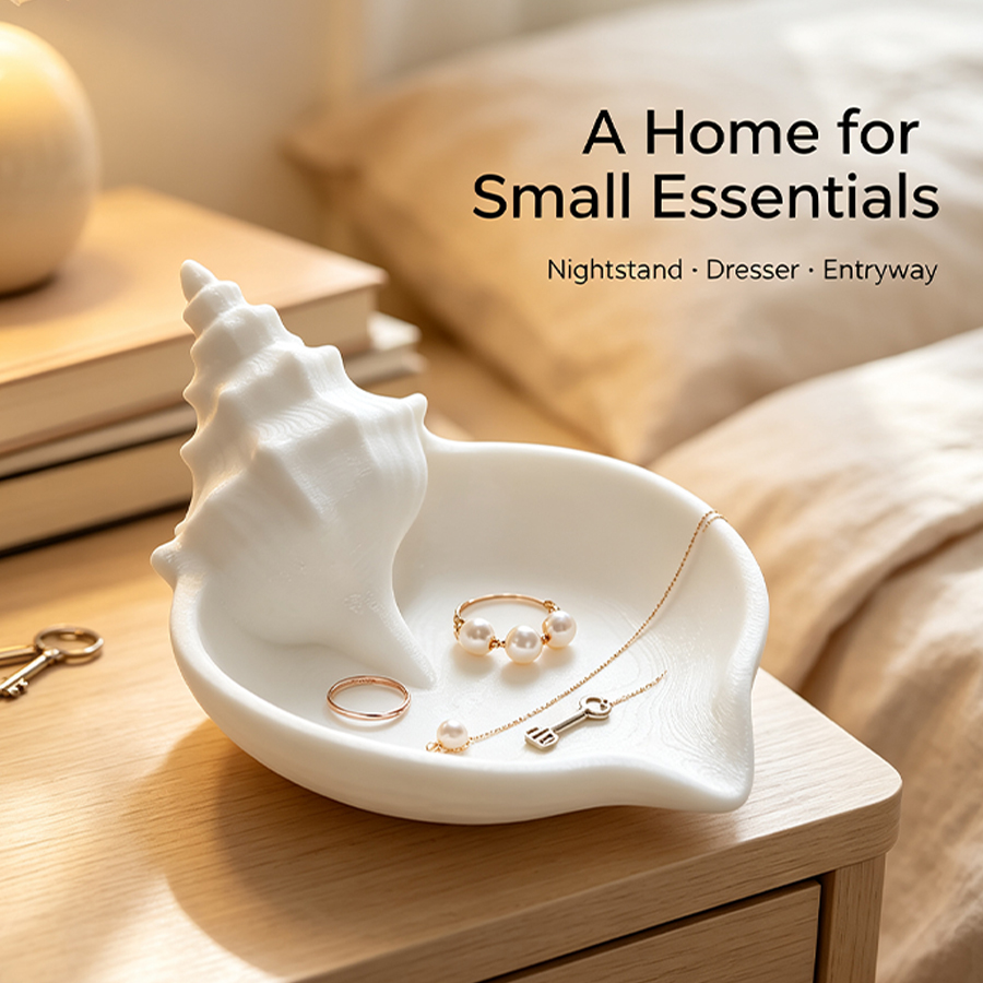 Home Essentials Bathroom Storage - Матовая белая подставка для украшений в