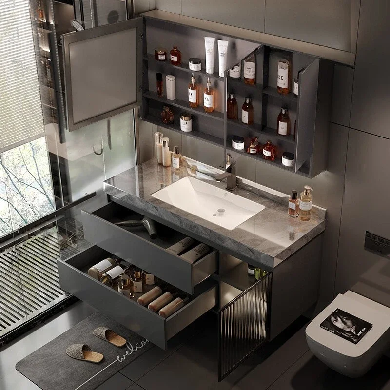 Роскошный туалетный шкаф для в – обзор и цена Home Bathroom Vanity Combo