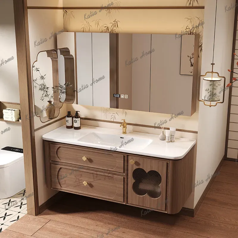 Тумбы для ванной комнаты YJ, ш – обзор и цена Home Bathroom Vanity Combo
