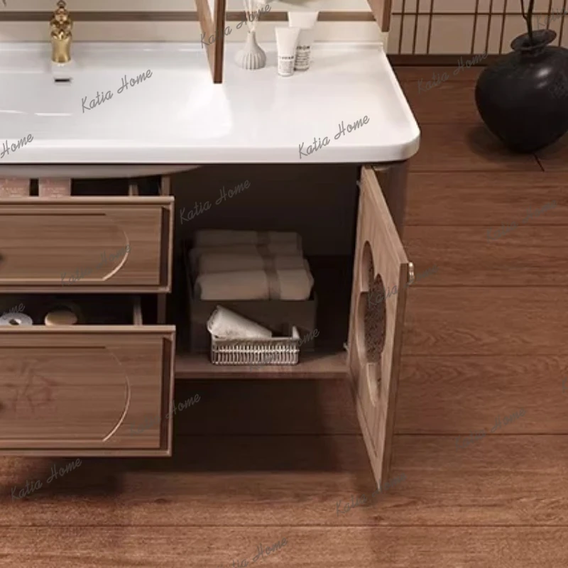 Тумбы для ванной комнаты YJ, ш – обзор и цена Home Bathroom Vanity Combo