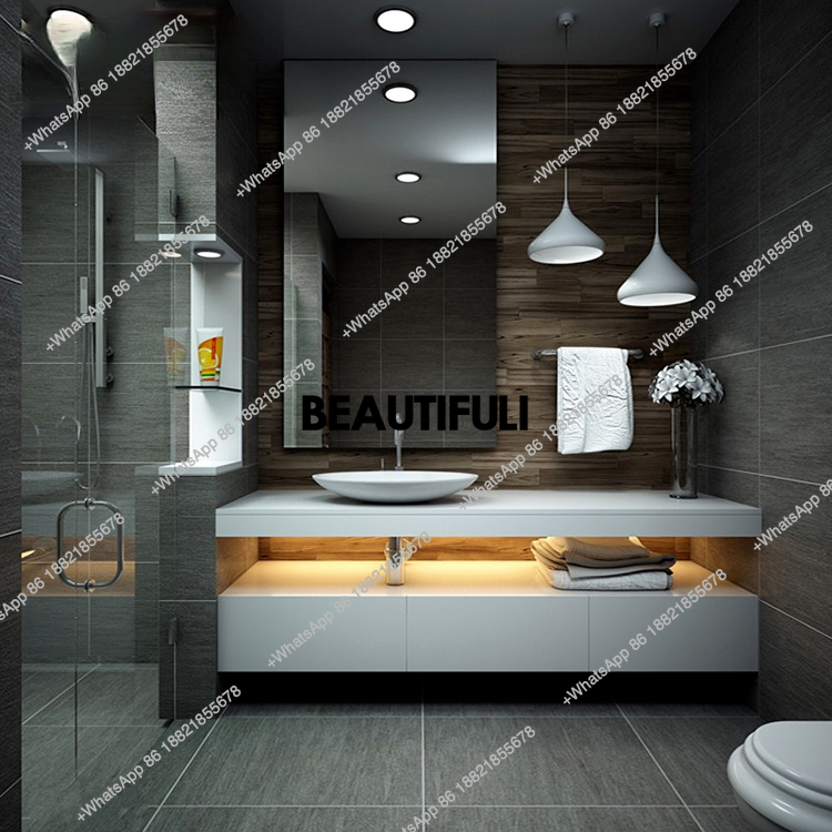 Современный роскошный индивиду – обзор и цена Home Bathroom Vanity Combo