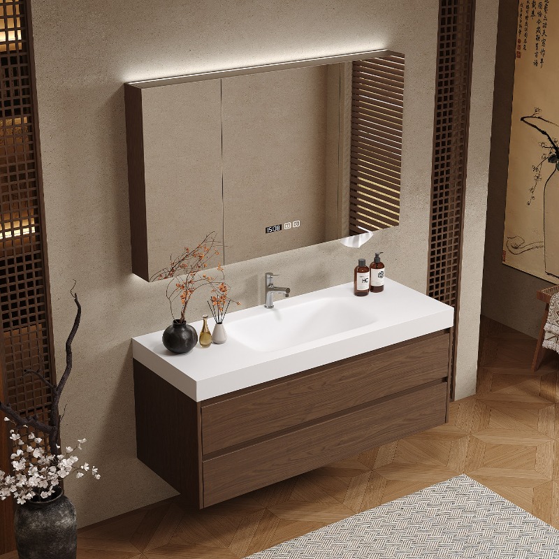 Деревянные перегородки для ван – обзор и цена Home Bathroom Vanity Combo