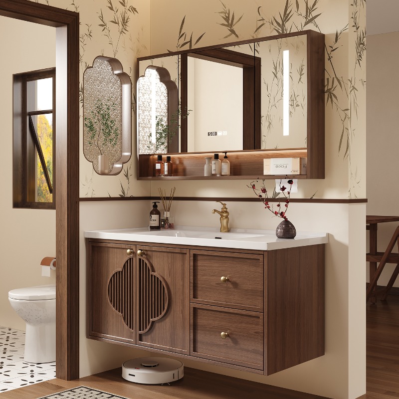 Роскошный современный шкаф, бу – обзор и цена Home Bathroom Vanity Combo